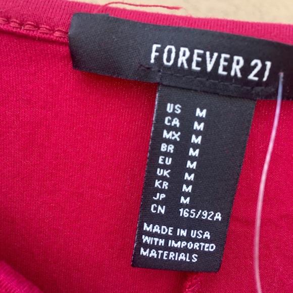 NWT Maroon Crop Top - Picture 5 of 5